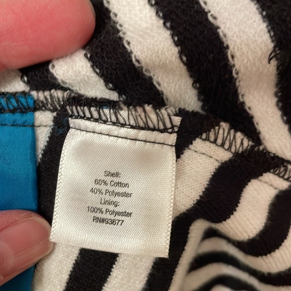 A.n.a Black & White Stripe Blazer - Picture 5 of 9